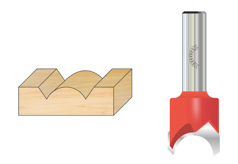 Ball Profile Router Bits-PG