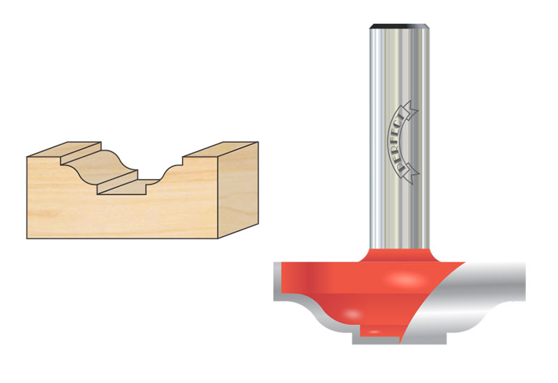 Plunge Ogee Fillet Bits - 226