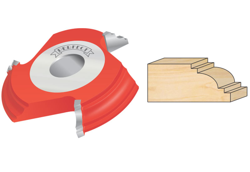 Double Fillet Cove frame Cutter - 2001
