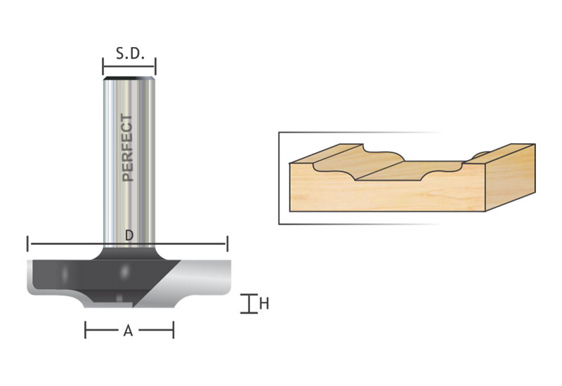 Main Beading Groove Design Bits-BMD