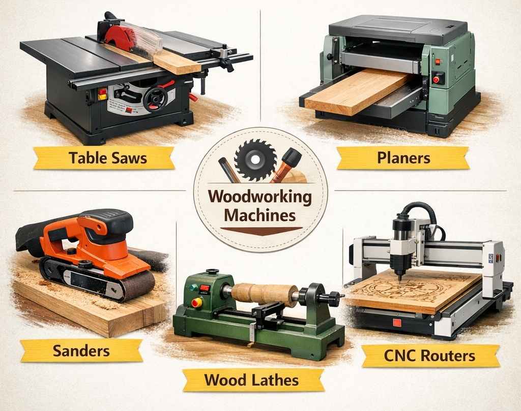 Types of Woodworking Machines in India - Perfect Tools Industries Types of Woodworking Machines in India - Perfect Tools Industries