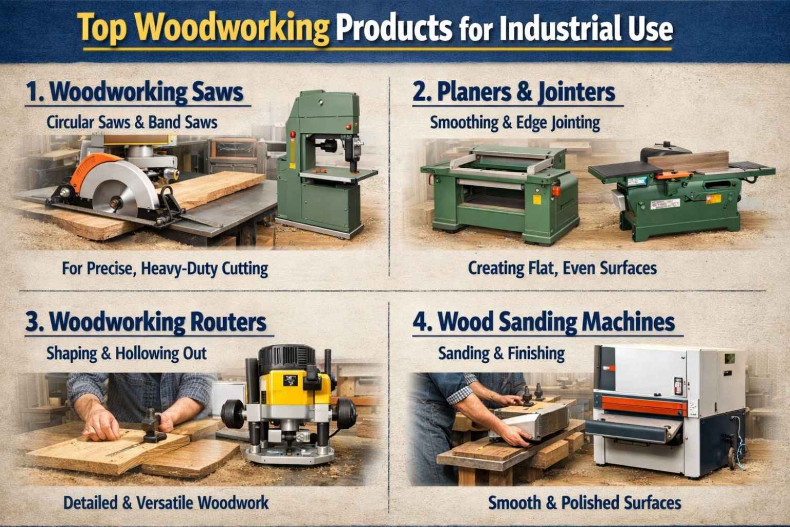 Top Woodworking Products for Industrial Use - Perfect Tools Industries Top Woodworking Products for Industrial Use - Perfect Tools Industries