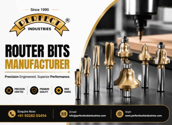 Router Bits Manufacturer Guide for Precision Cutting Industries - Perfect Tools Industries