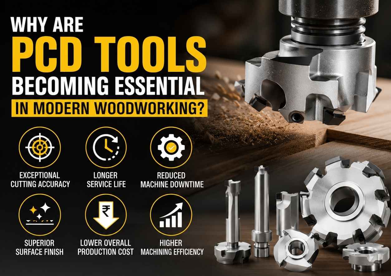 Why Are PCD Tools Becoming Essential in Modern Woodworking - Perfect Tools Industries Why Are PCD Tools Becoming Essential in Modern Woodworking - Perfect Tools Industries