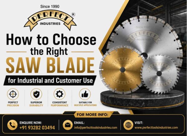 How to Choose the Right Saw Blade for Industrial and Customer Use - Perfect Tools Industries