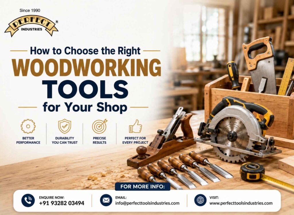 How to Choose the Right Woodworking Tools for Your Shop - Perfect Tools Industries
