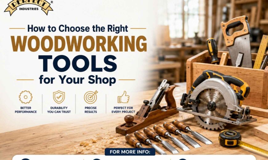 How to Choose the Right Woodworking Tools for Your Shop - Perfect Tools Industries