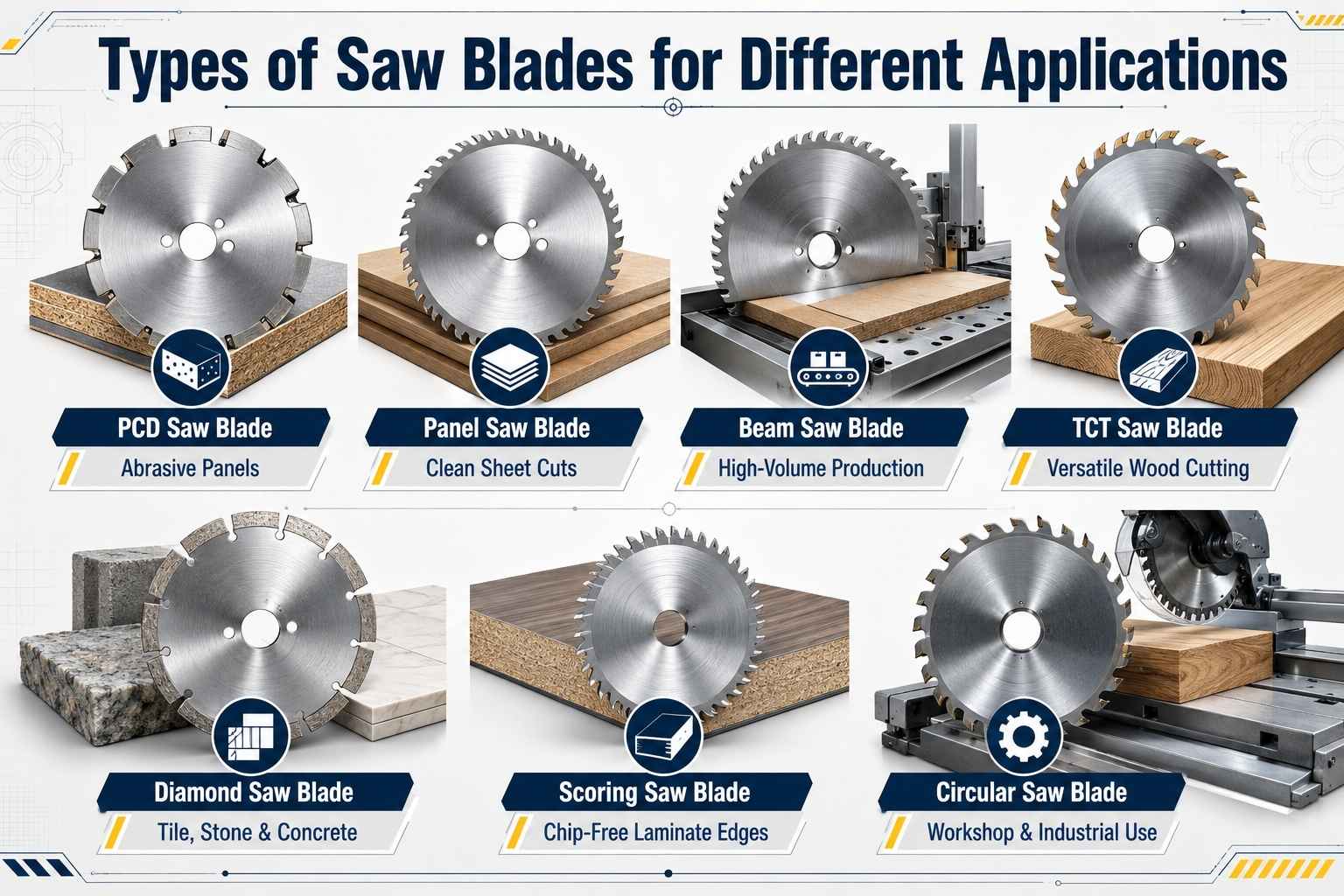 Types of Saw Blades for Different Applications - Perfect Tools Industries