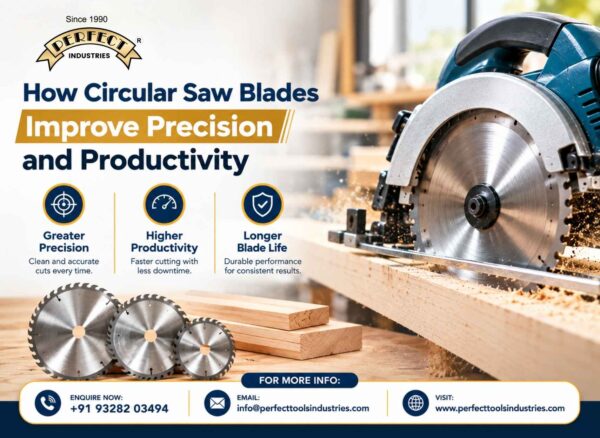 How Circular Saw Blades Improve Precision and Productivity - Perfect Tools Industries