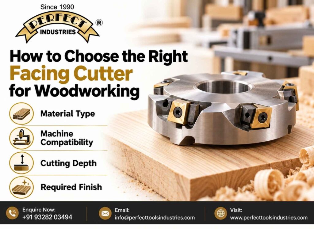 How to Choose the Right Facing Cutter for Woodworking - Perfect Tools Industries