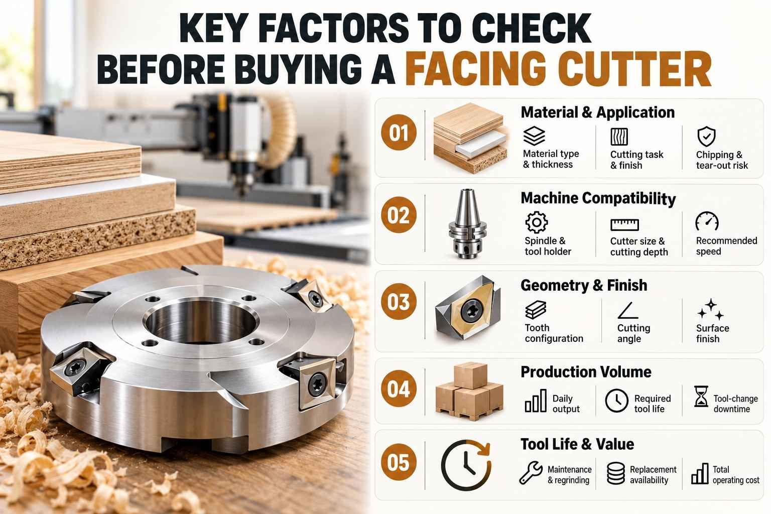 Key Factors to Check Before Buying a Facing Cutter - Perfect Tools Industries Key Factors to Check Before Buying a Facing Cutter - Perfect Tools Industries